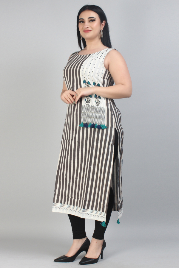 Offwhite Kurti - Image 6