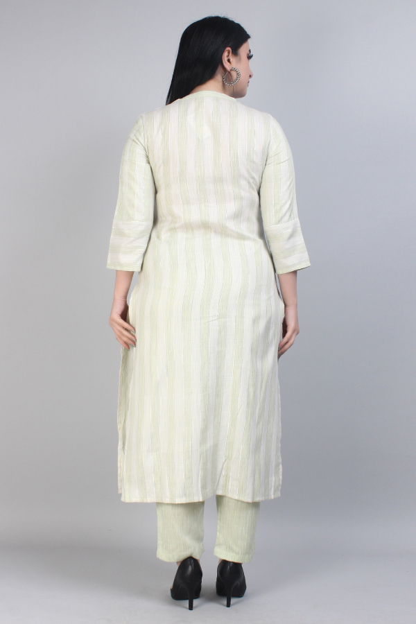 Cotton Kurta Pant Set - Image 6
